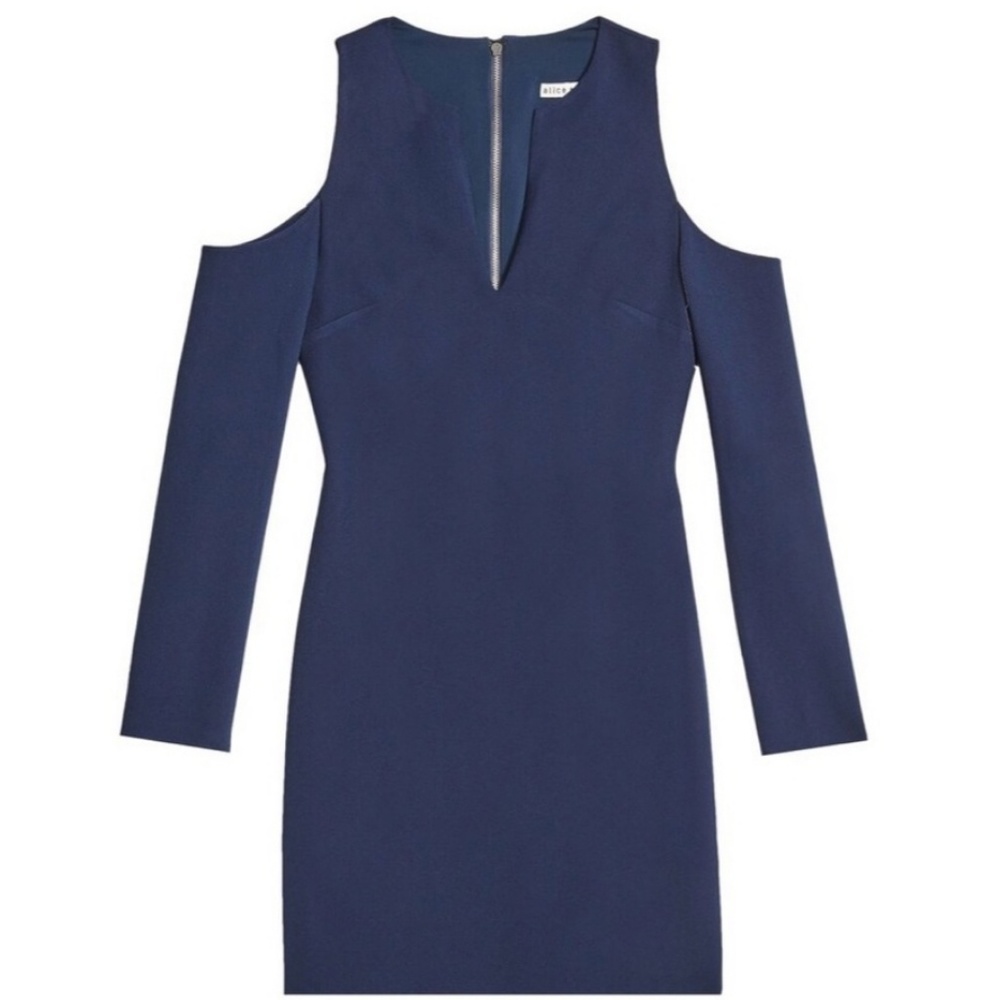 HP Alice and Olivia Exposed Cold Shoulder Dress - Picture 4 of 9